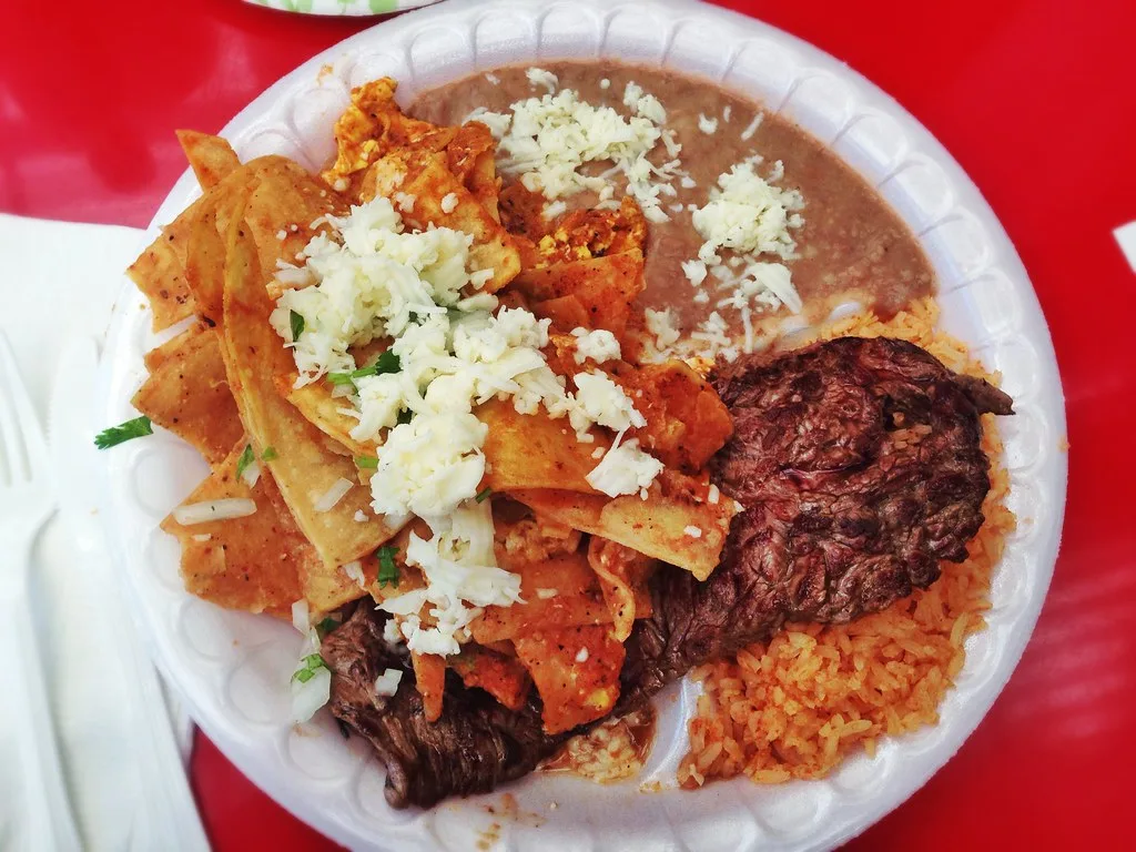 Boxed Carne Asada Chilaquiles