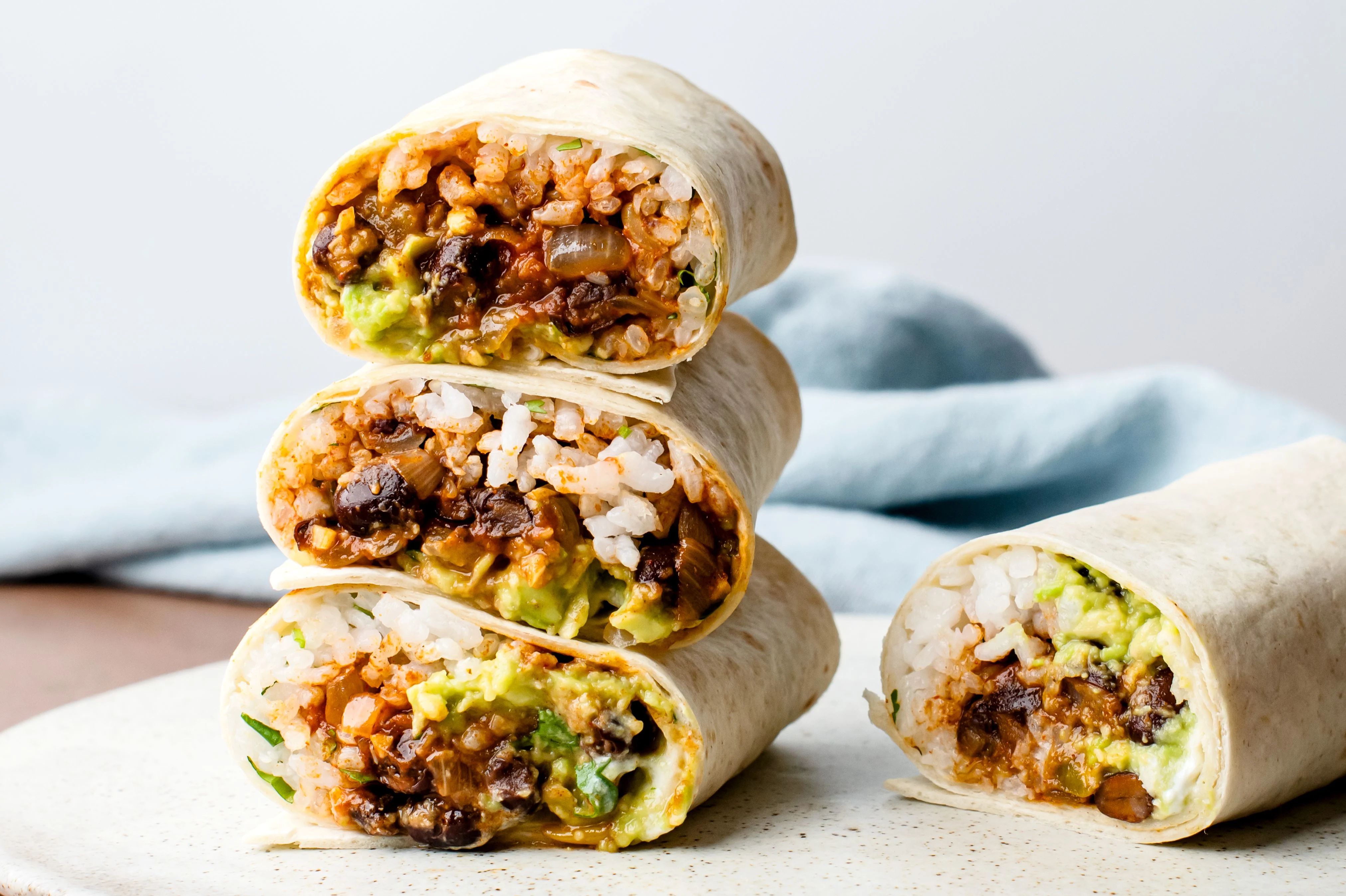 Breakfast Burrito with Vegetables Breakfast Burrito with Vegetables