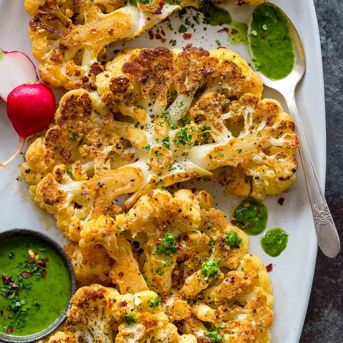 Roasted Cauliflower Steak Roasted Cauliflower Steak