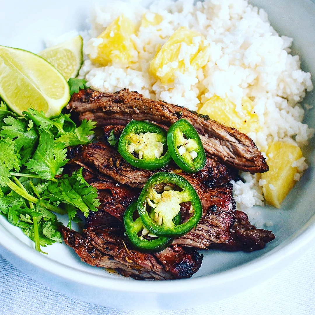 Coconut Turmeric Steak Bowl Coconut Turmeric Steak Bowl