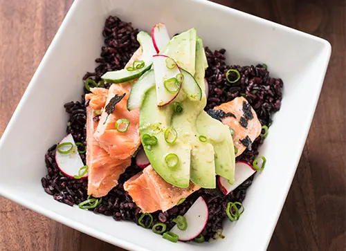Japanese Sea Salt Salmon Bowl Japanese Sea Salt Salmon Bowl