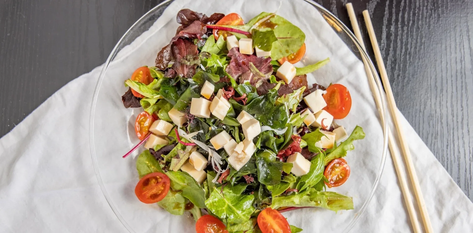 Large House Salad with Wasabi Dressing Large House Salad with Wasabi Dressing