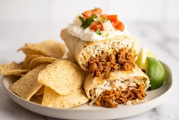 Chipotle Steak Burrito with Chips & Salsa