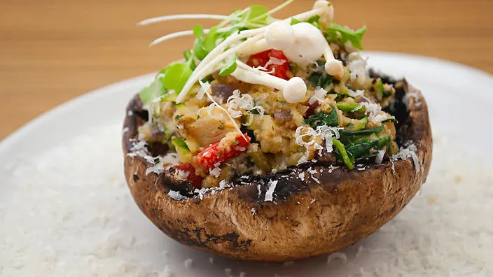 Stuffed Portobello Mushroom