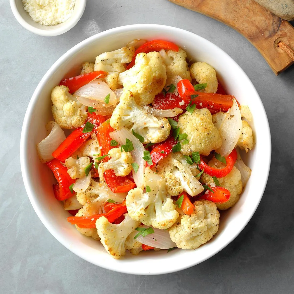 Roasted Red Pepper Cauilflower
