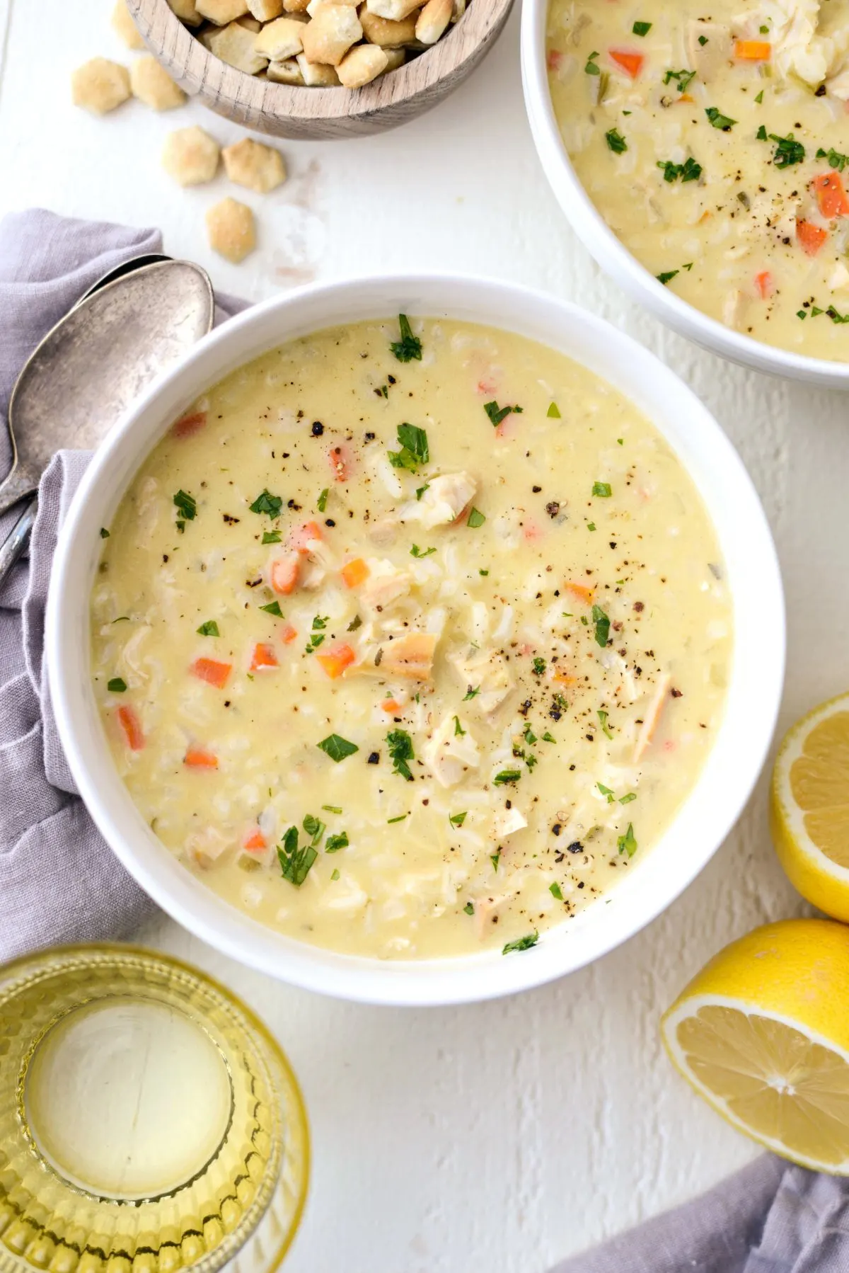 Chicken Lemon Rice Soup Chicken Lemon Rice Soup