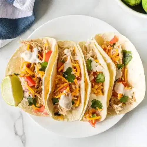 Four Chicken Taco Set Four Chicken Taco Set
