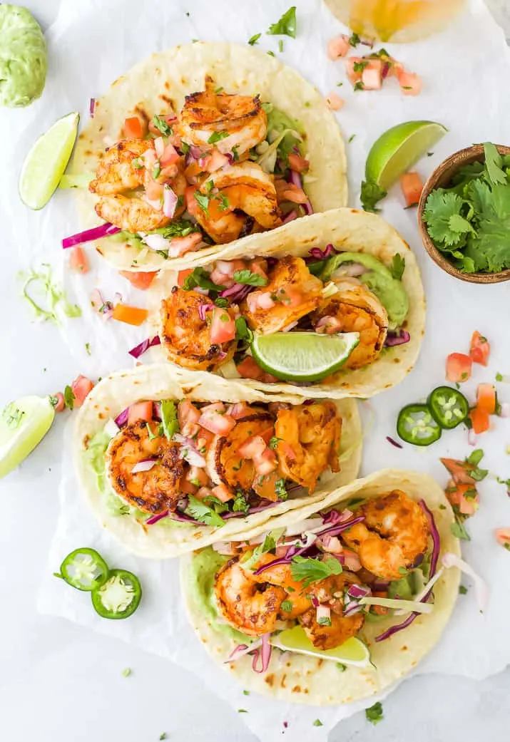 Four Shrimp Taco Set Four Shrimp Taco Set