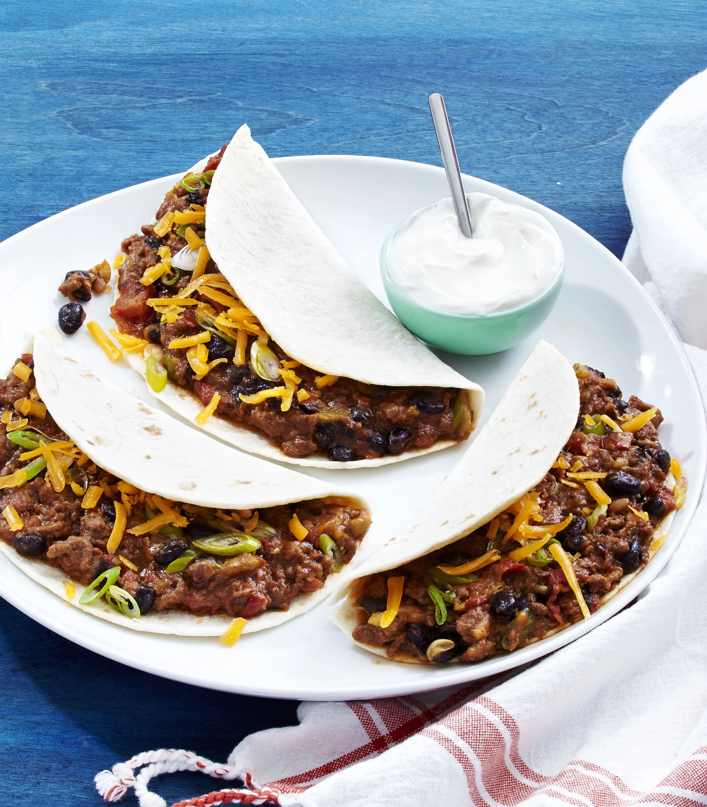 Three Beef Queso Taco Set Three Beef Queso Taco Set