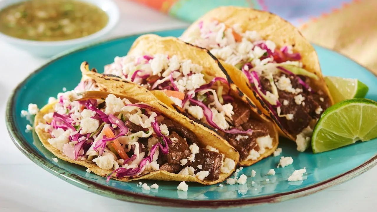 Three Queso Taco Set (chicken, beef, and pork) Three Queso Taco Set (chicken, beef, and pork)
