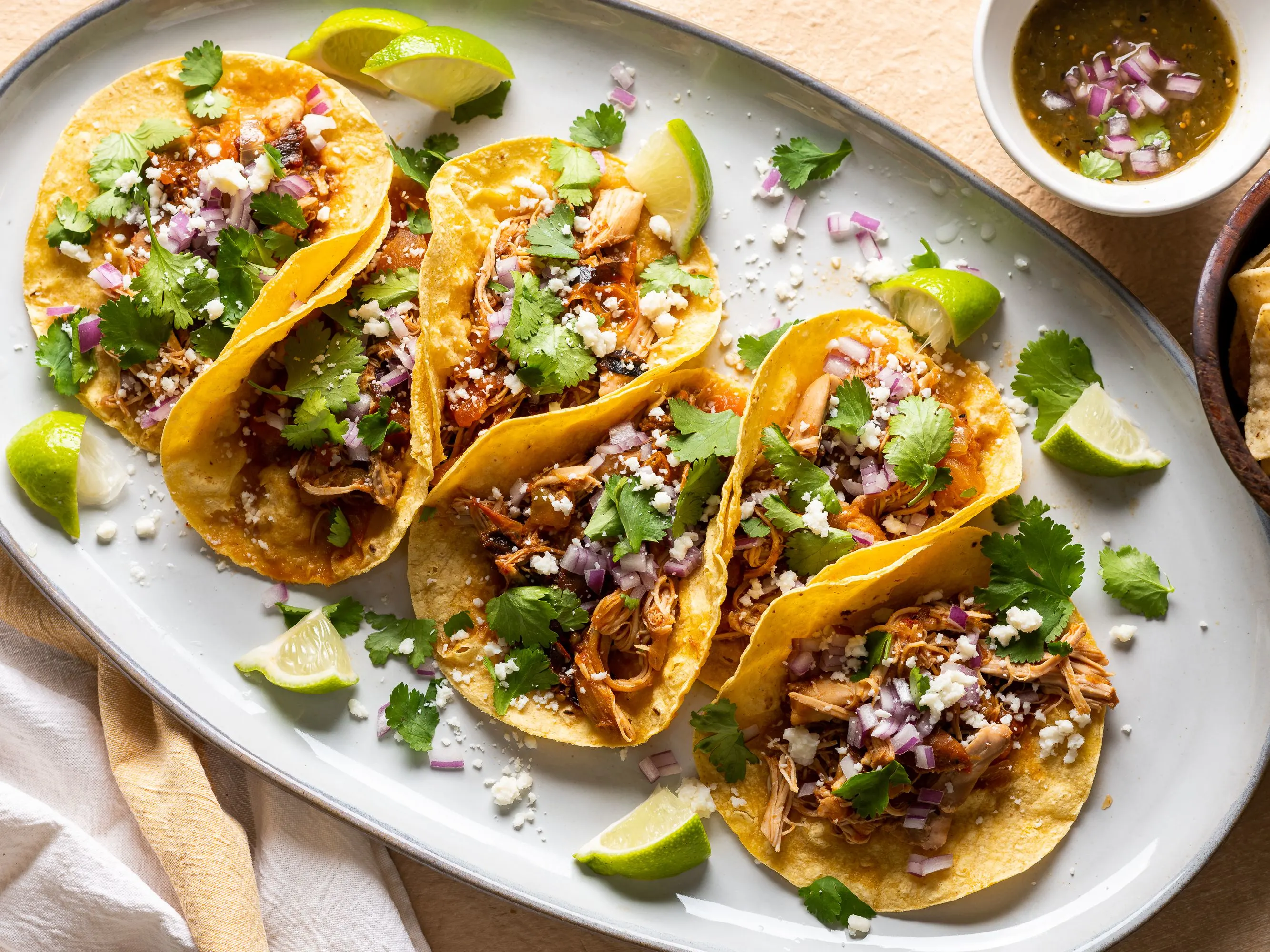 Four Queso Taco Set (chicken, beef, pork, and shrimp) Four Queso Taco Set (chicken, beef, pork, and shrimp)