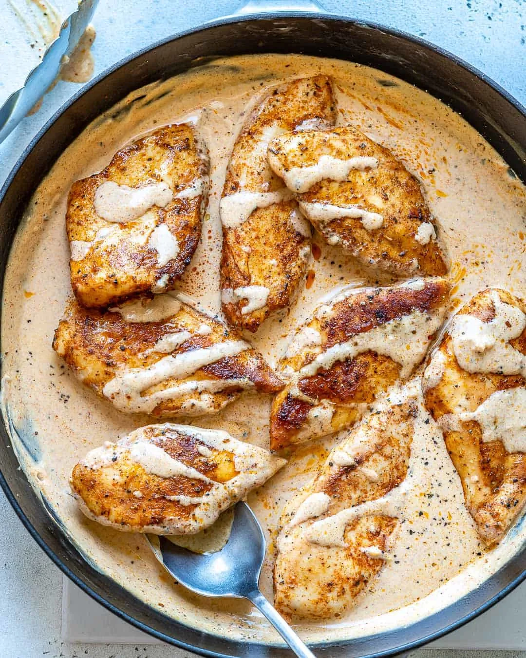 Blackened Chicken w/Cajun Cream Sauce