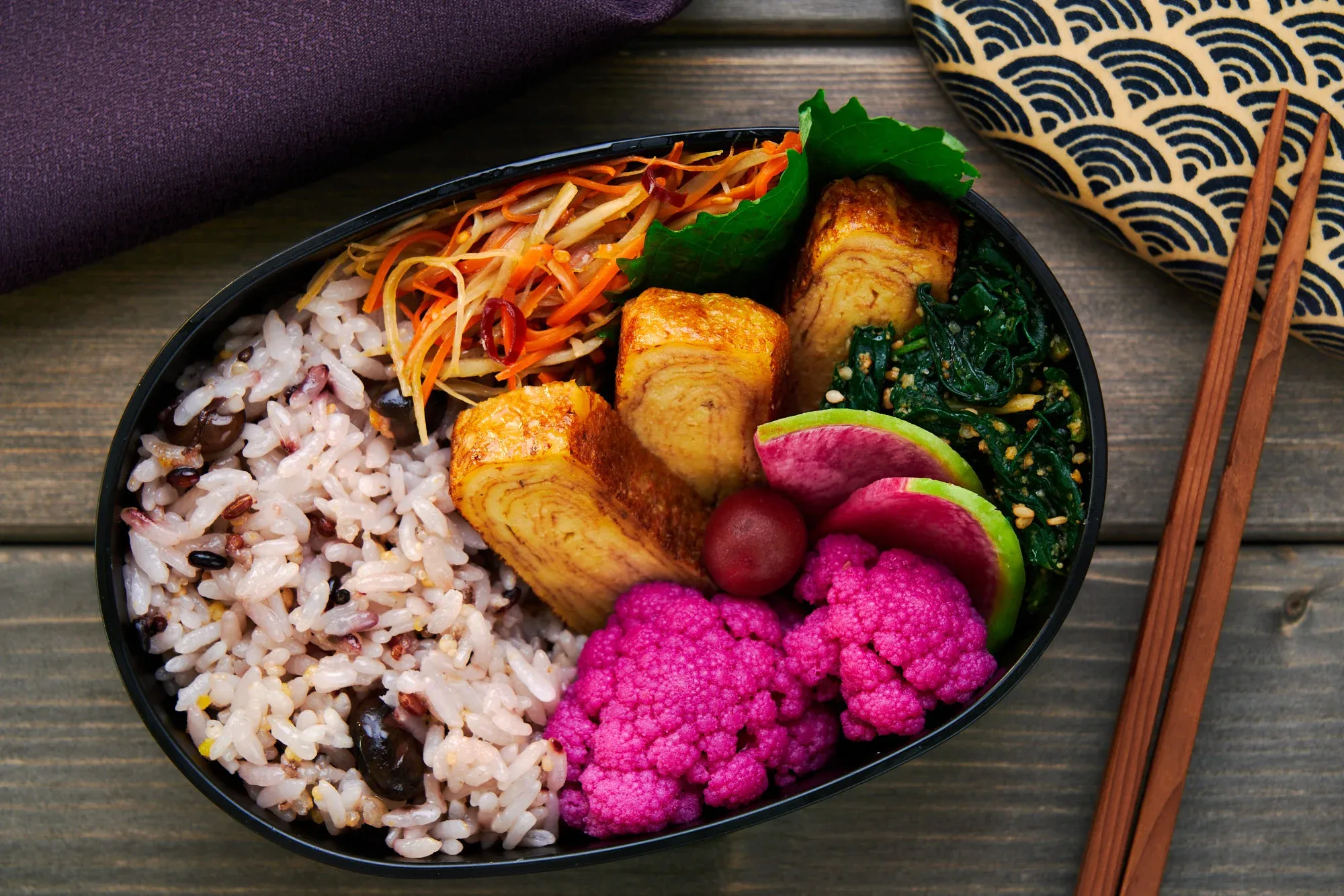 Vegan Tsukune Bento Box Vegan Tsukune Bento Box