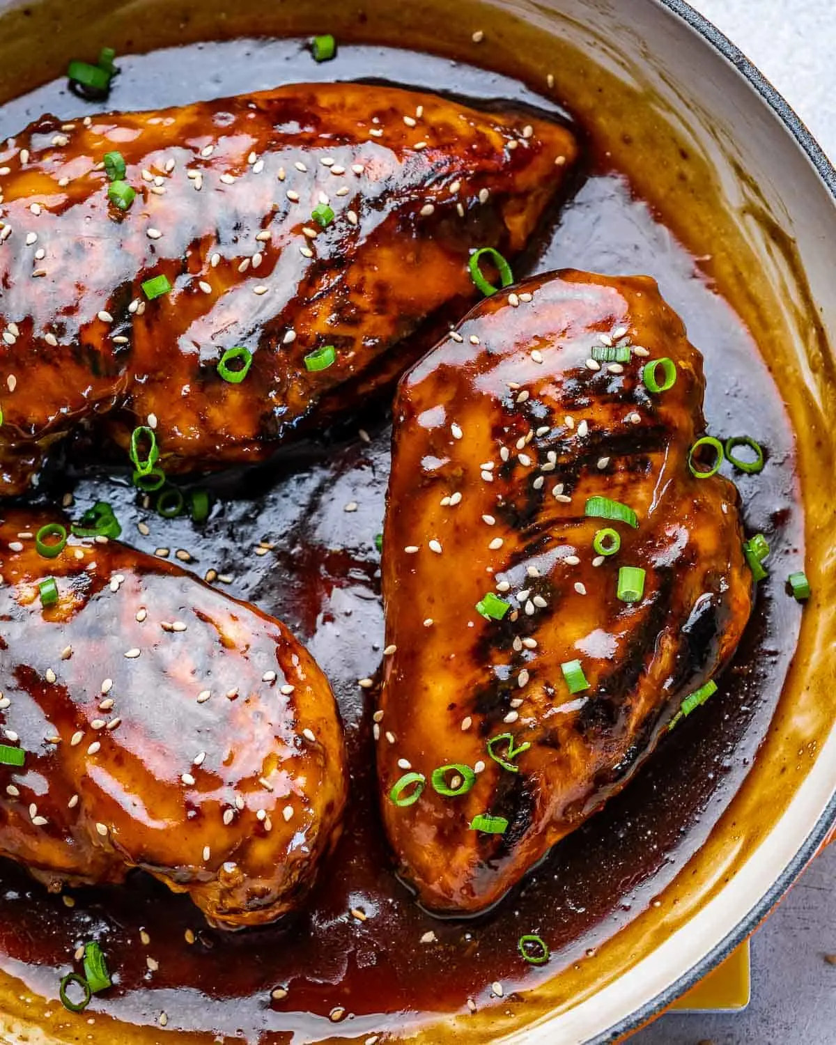 Grilled Chicken Breast w/Sweet Soy Glaze