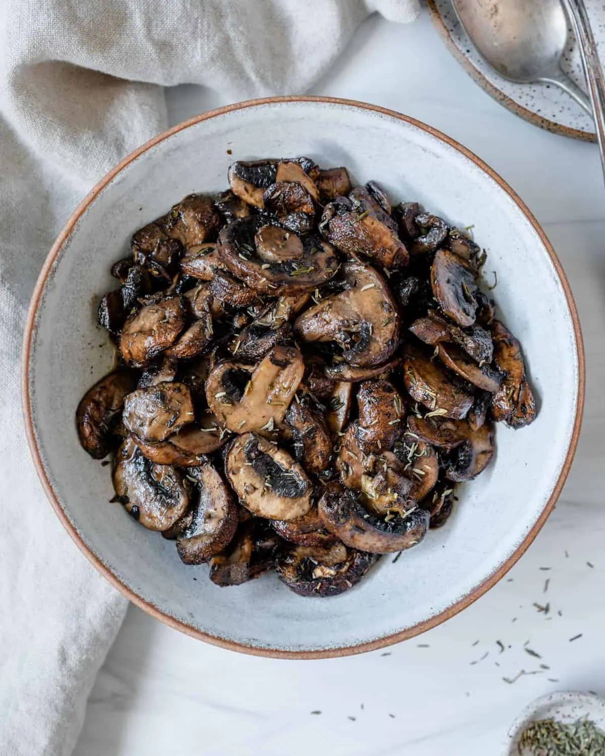 Vegan Roasted Mushrooms