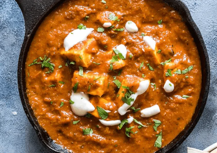 Paneer Tikka Masala with Rice, Naan and Dal Tadka Paneer Tikka Masala with Rice, Naan and Dal Tadka