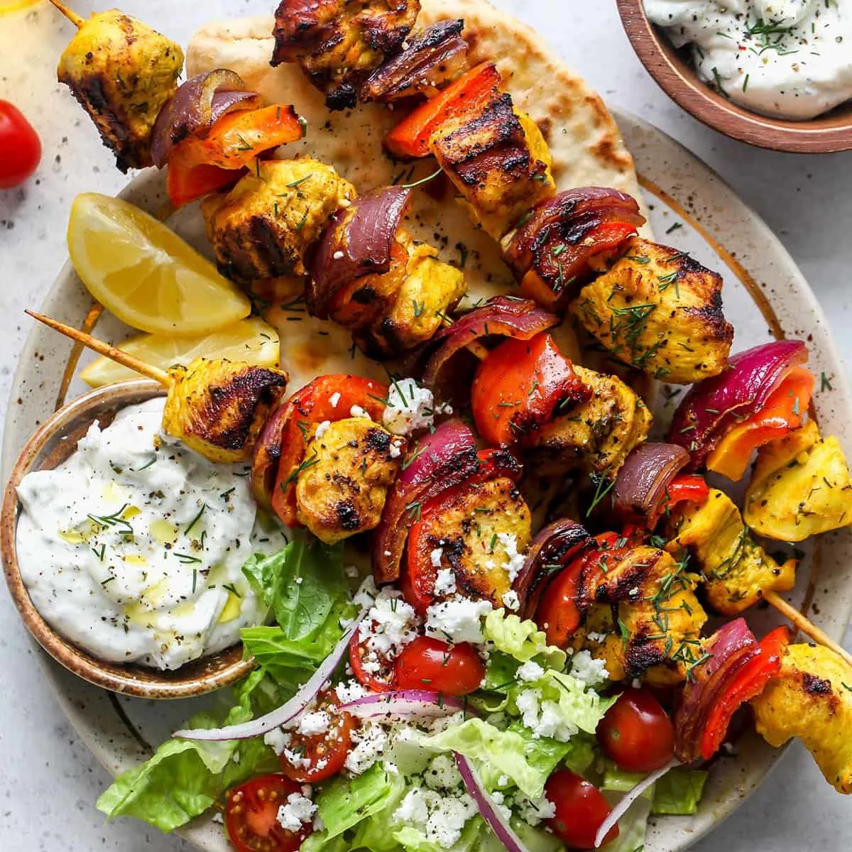 Chicken Tikka Kebab Entree Salad Chicken Tikka Kebab Entree Salad
