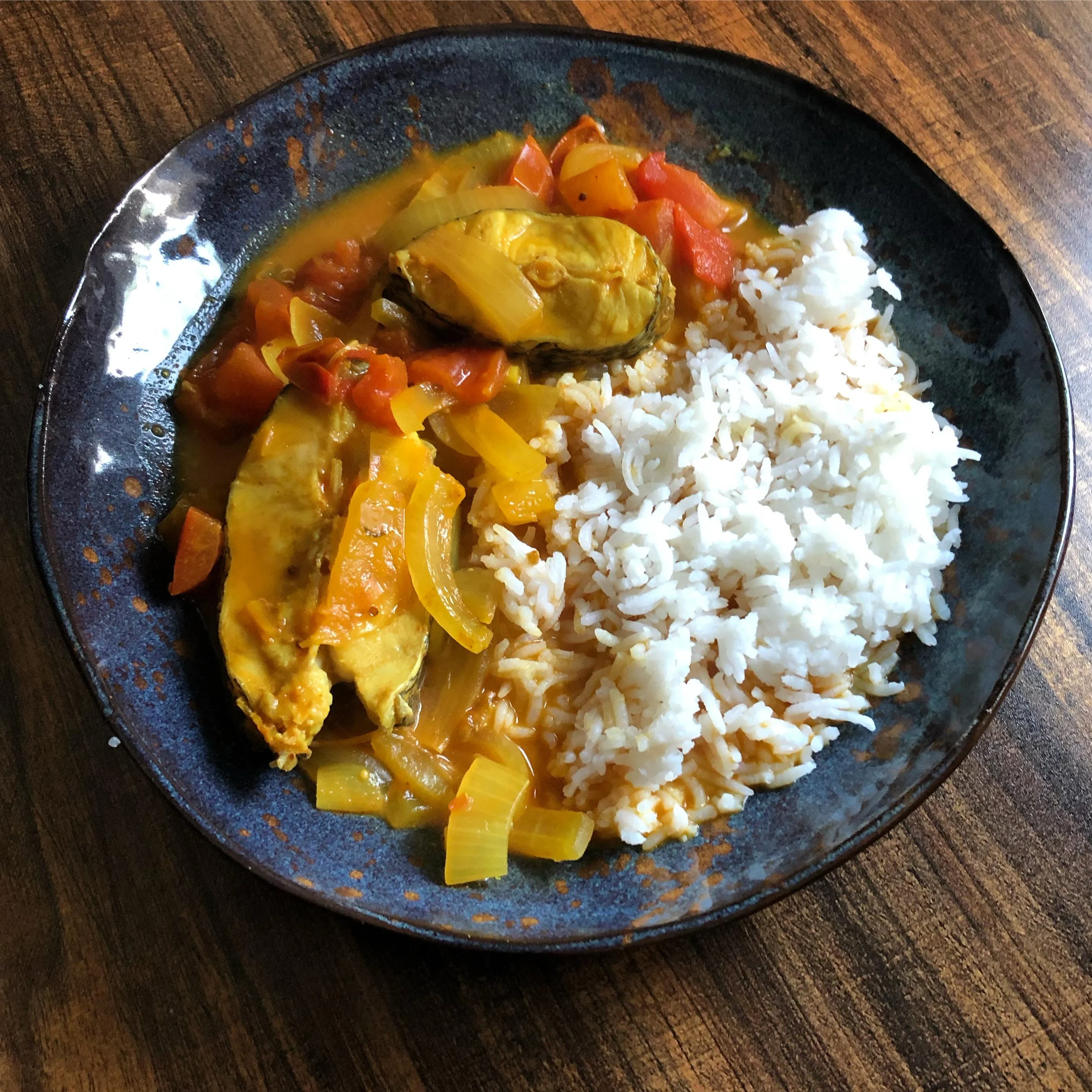 Macha Ko Johl with Rice, Naan and Dal Tadka Macha Ko Johl with Rice, Naan and Dal Tadka
