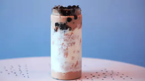 Classic Black Milk Tea With Pearl Boba and Coconut Milk Classic Black Milk Tea With Pearl Boba and Coconut Milk