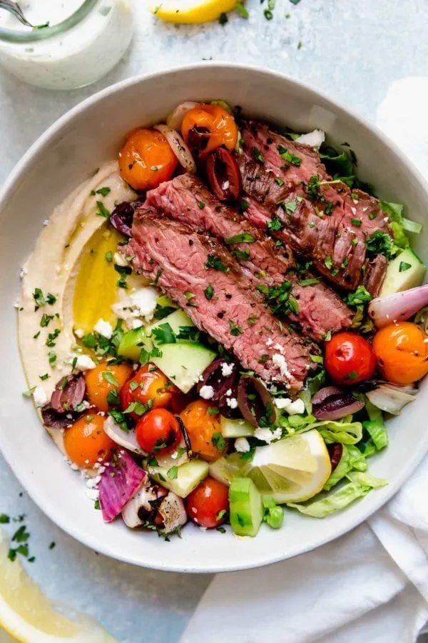 Mediterranean Grilled Skirt Steak Meal Mediterranean Grilled Skirt Steak Meal