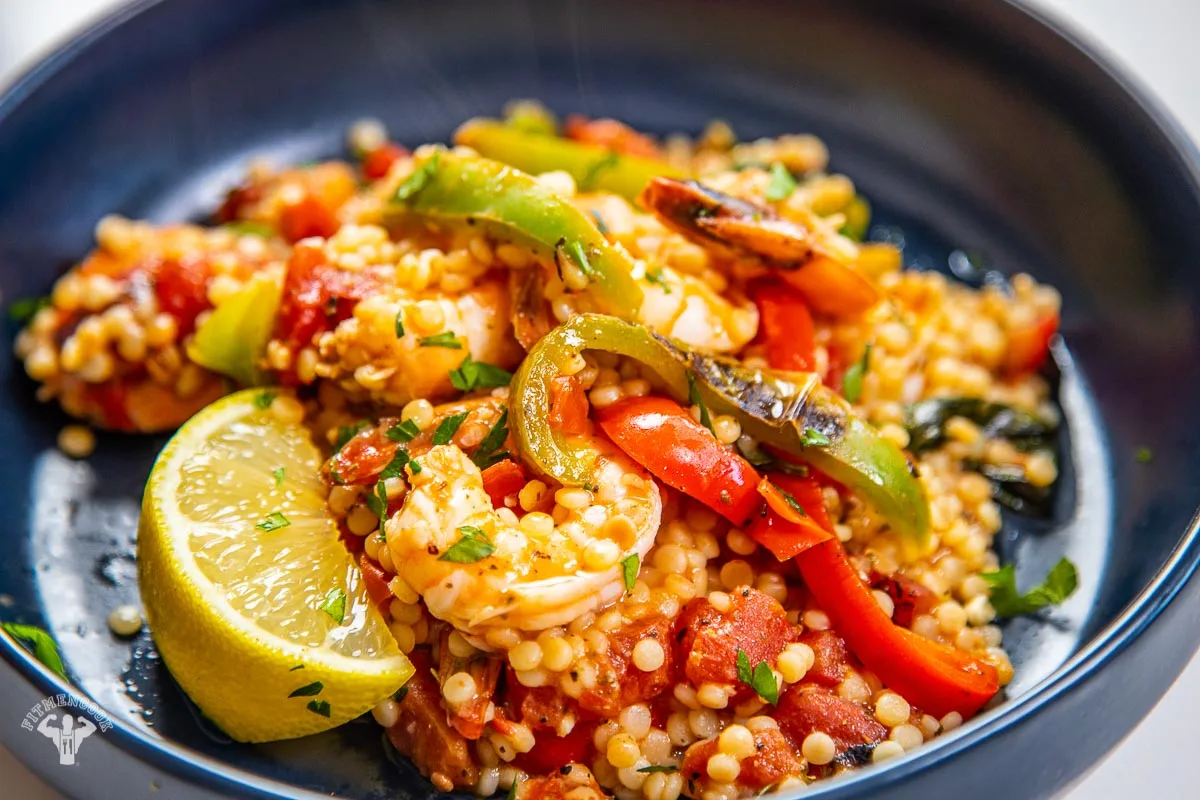 Mediterranean Israeli Shrimp Cous Cous Mediterranean Israeli Shrimp Cous Cous