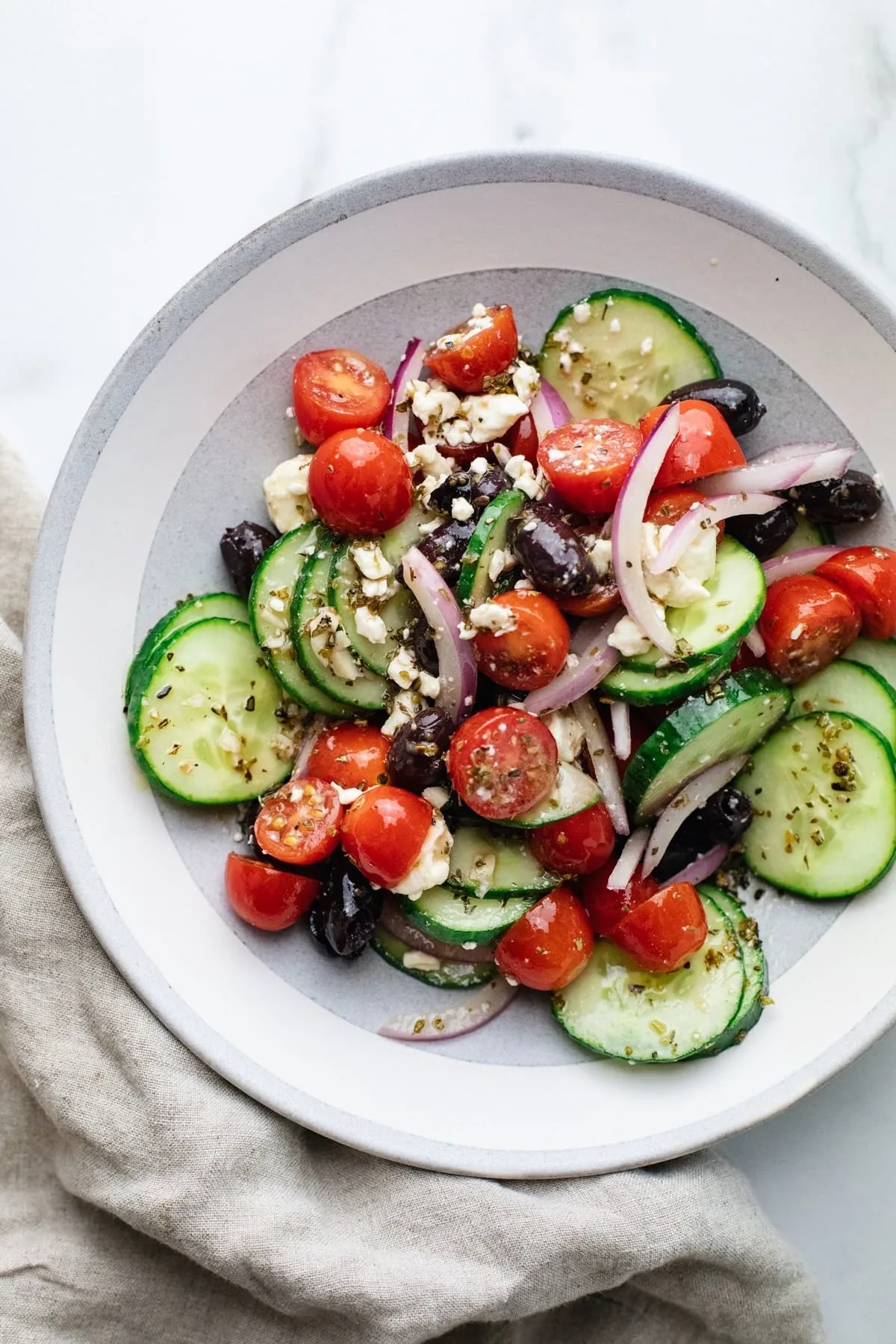 Mediterranean Cucumber Cherry Tomatoes Salad Mediterranean Cucumber Cherry Tomatoes Salad