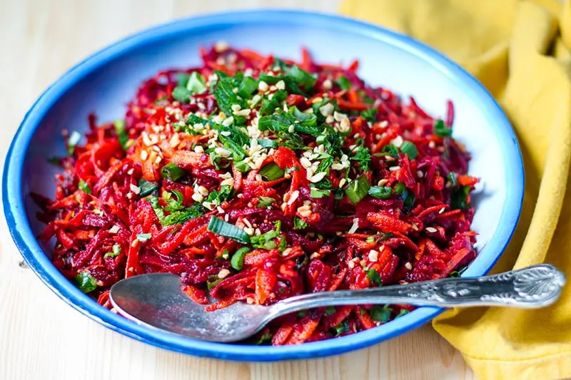 Meditteranean Red Beets and Carrot Salad Meditteranean Red Beets and Carrot Salad