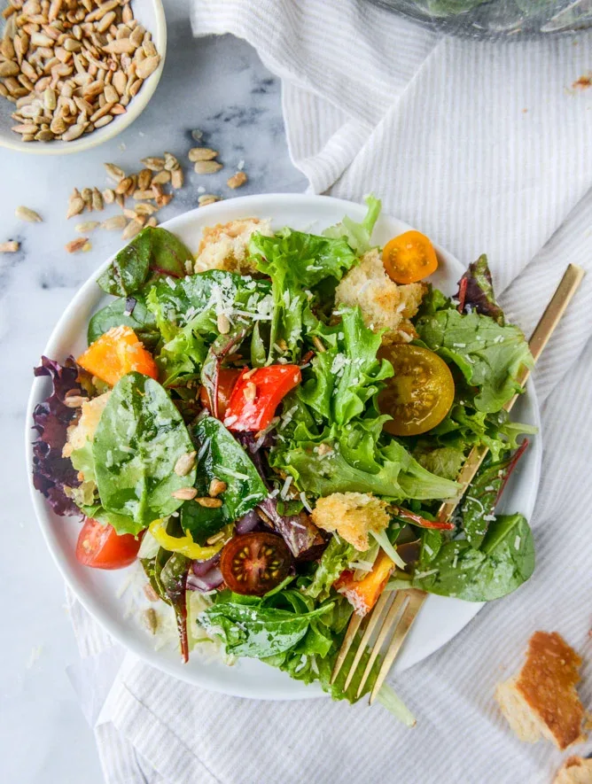 Small House Salad with Wasabi Dressing Small House Salad with Wasabi Dressing