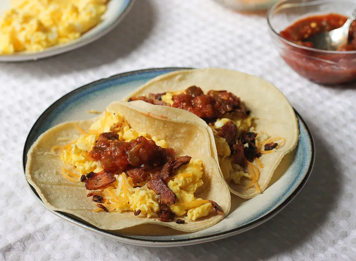 Breakfast Taco With Bacon