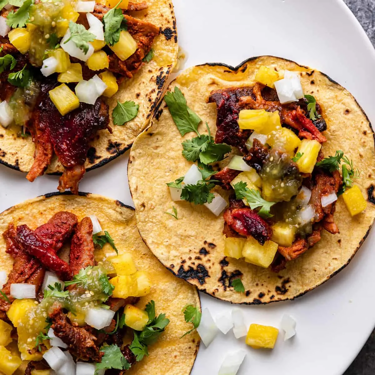 Al Pastor Tacos Plate