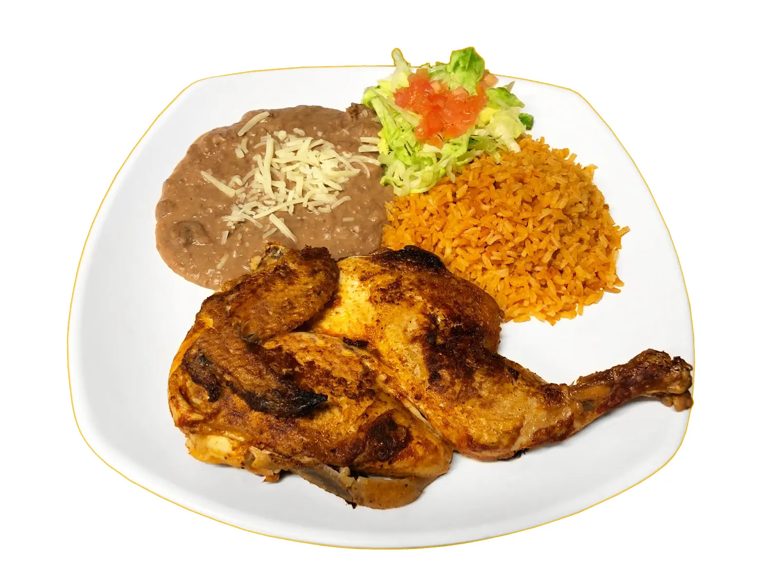 Pollo Asado Plate