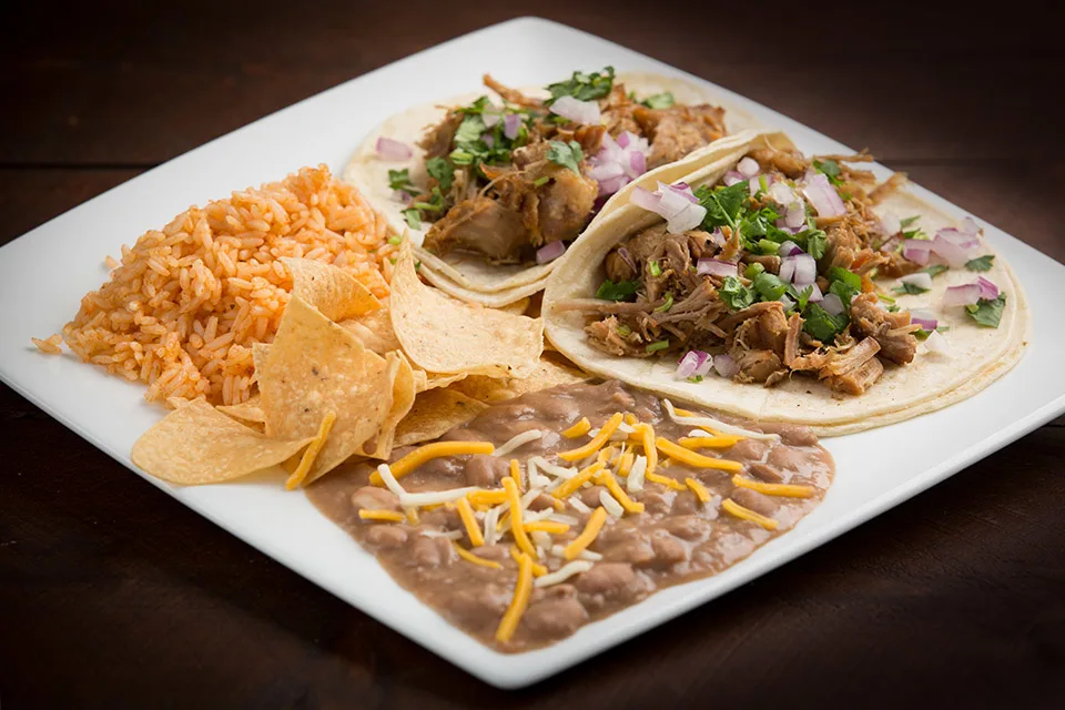 Carnitas Tacos Plate