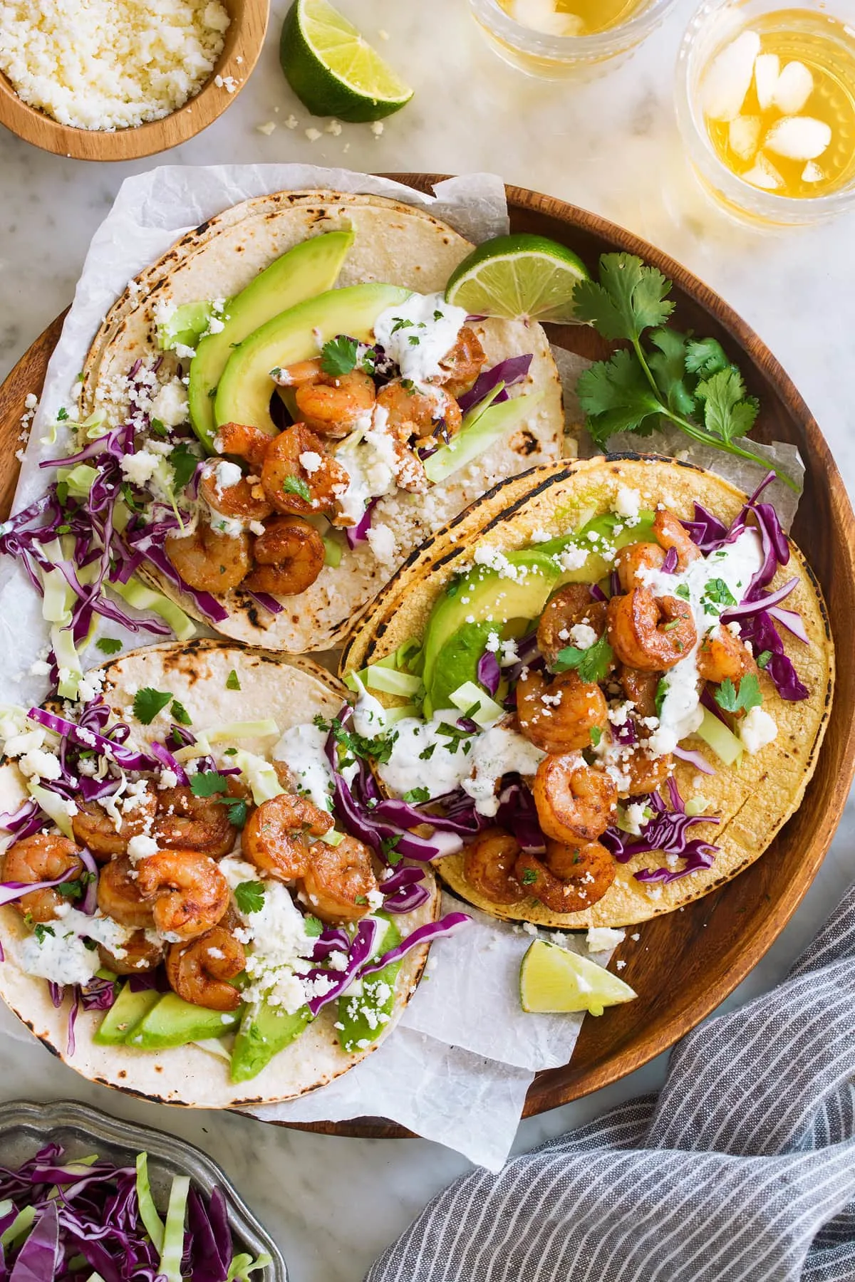 Shrimp Tacos Plate