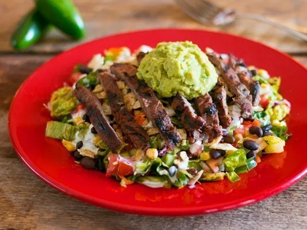 Dairy Free Steak Fajita Salad