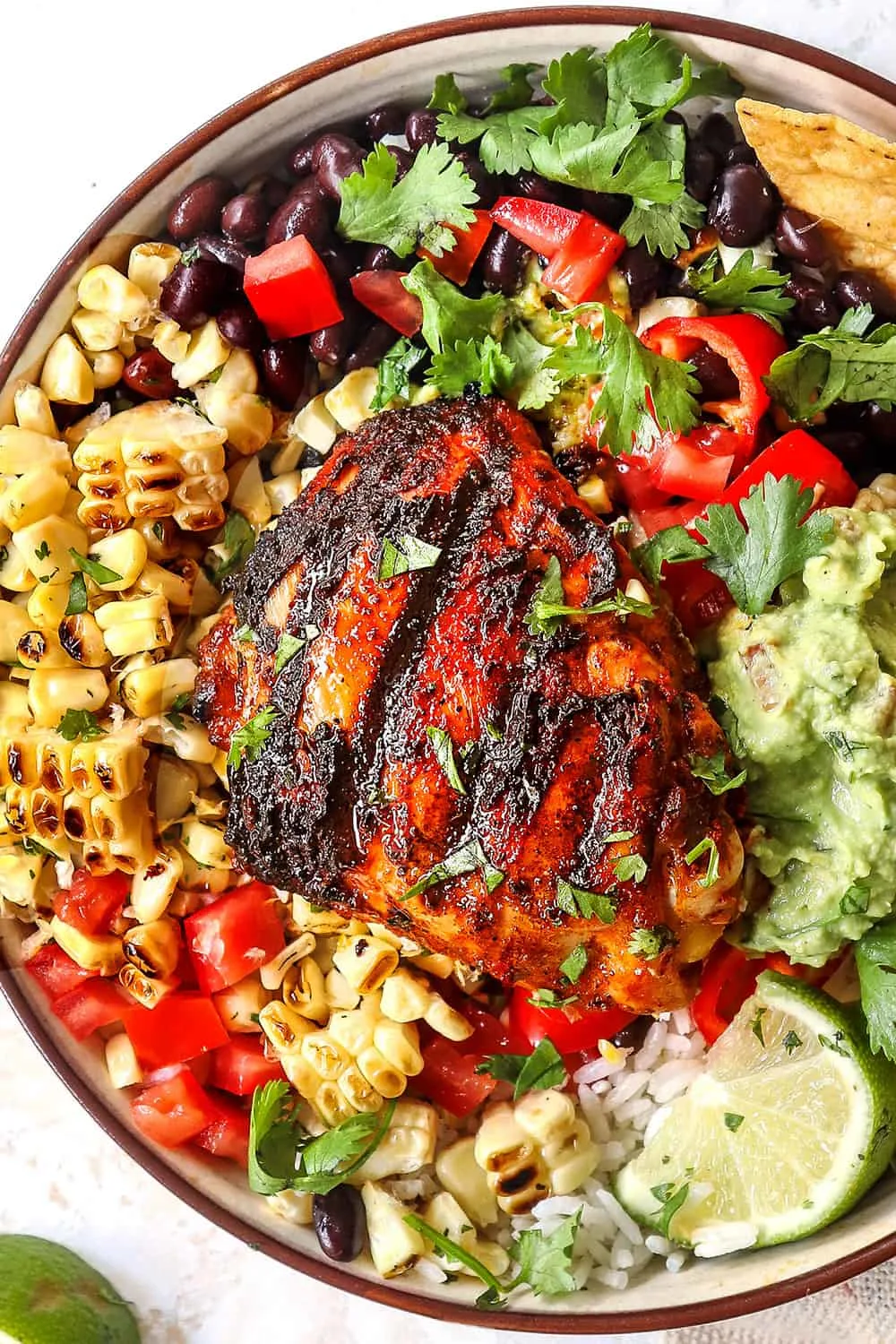 Pollo Asado Taco Salad