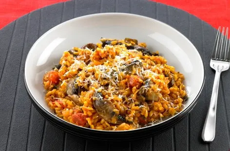 Brown Rice Mushroom Risotto Brown Rice Mushroom Risotto