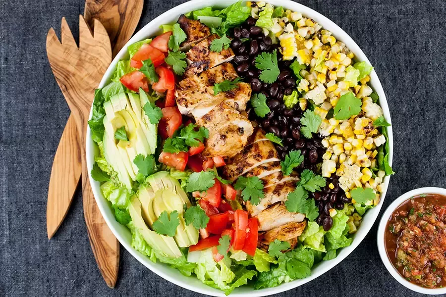 Southwest Salad with Grilled Chicken