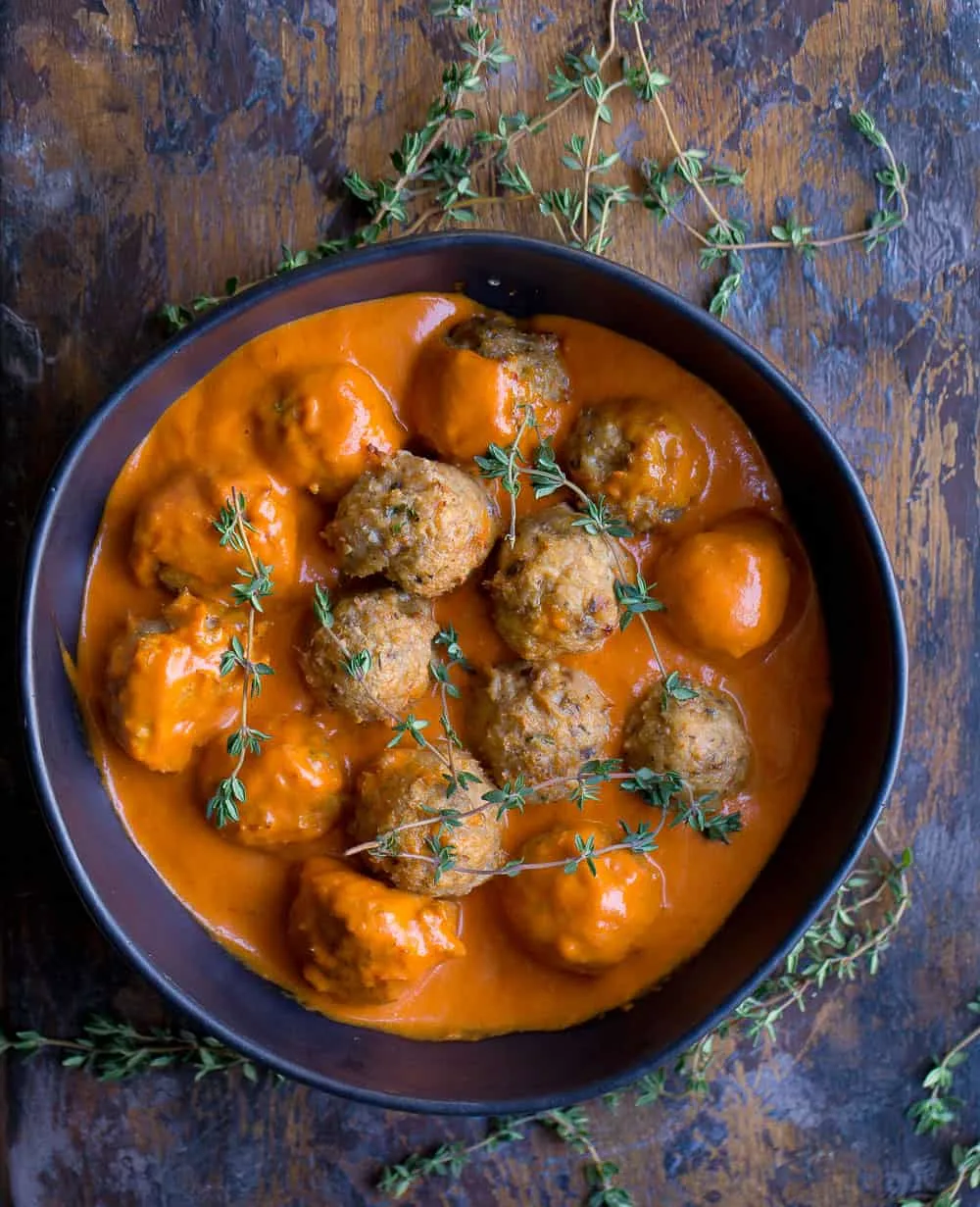 Vegan Meatball in Tomato Sauce, Vegan Garbanzo Stew, Rice, Veggies, Pita, Hummus Vegan Meatball in Tomato Sauce, Vegan Garbanzo Stew, Rice, Veggies, Pita, Hummus