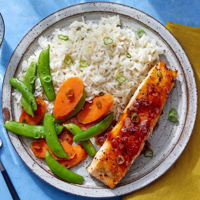 Sweet Chilli Salmon Furi Rice Sweet Chilli Salmon Furi Rice
