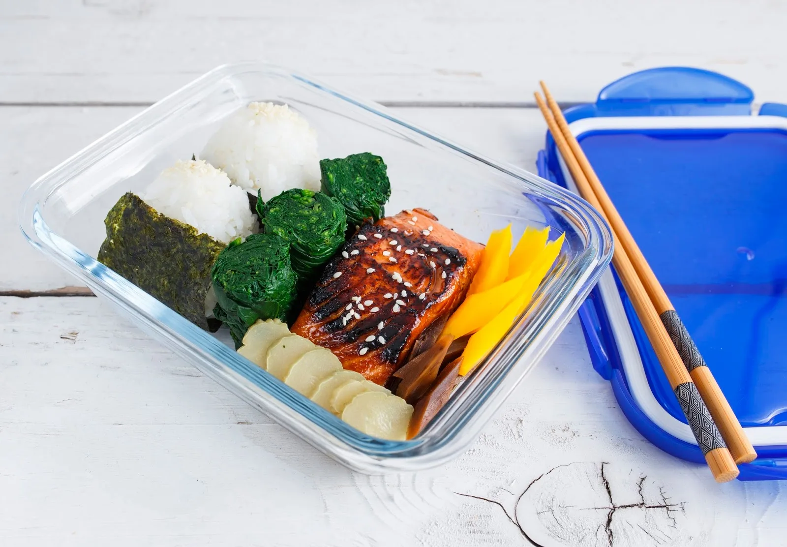 Teriyaki Salmon Bento Teriyaki Salmon Bento