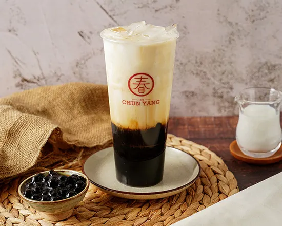 Dairy Free Classic Black Milk Tea With Boba (50% Sweet) Dairy Free Classic Black Milk Tea With Boba (50% Sweet)