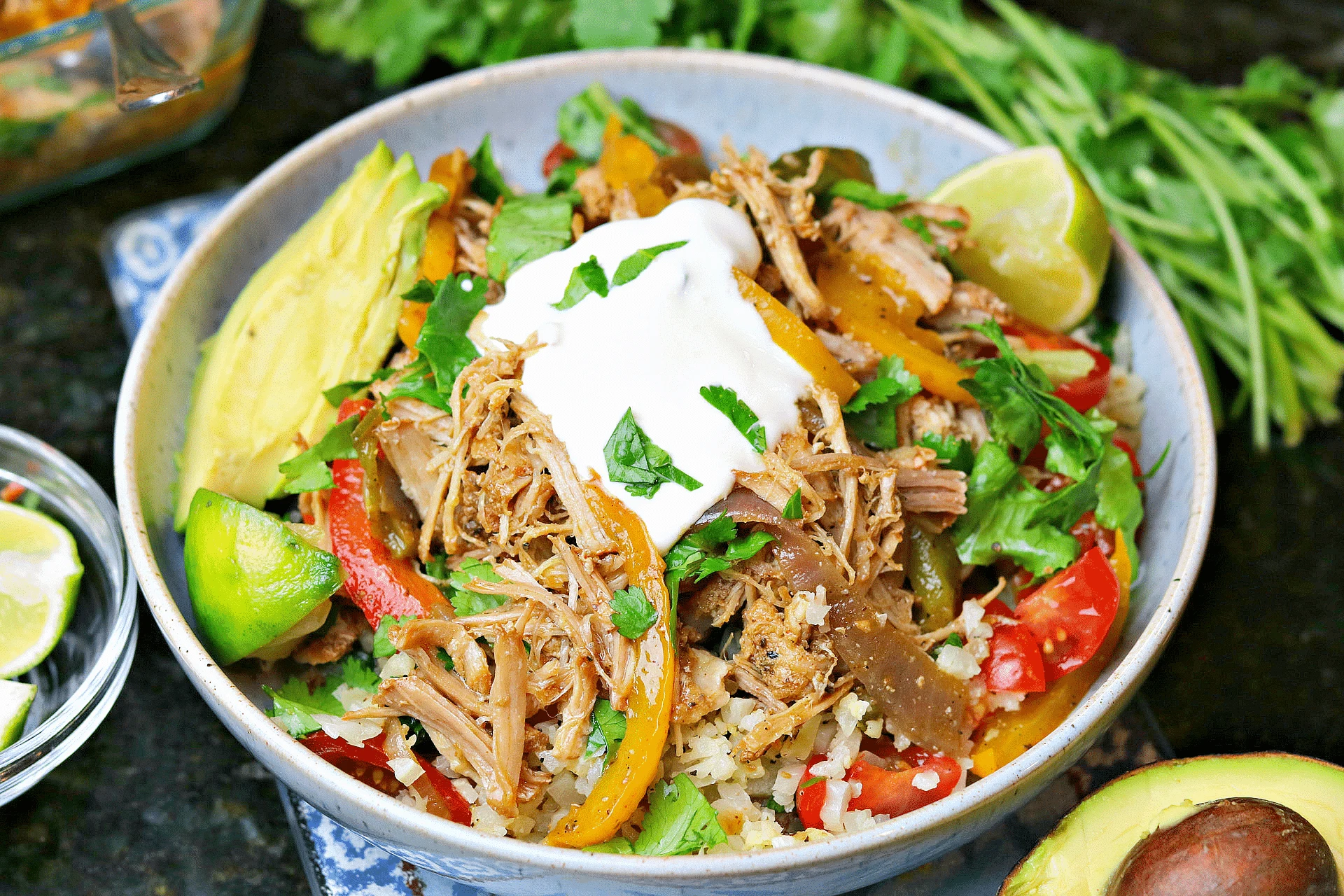 Ensalada de la Casa - Carnitas