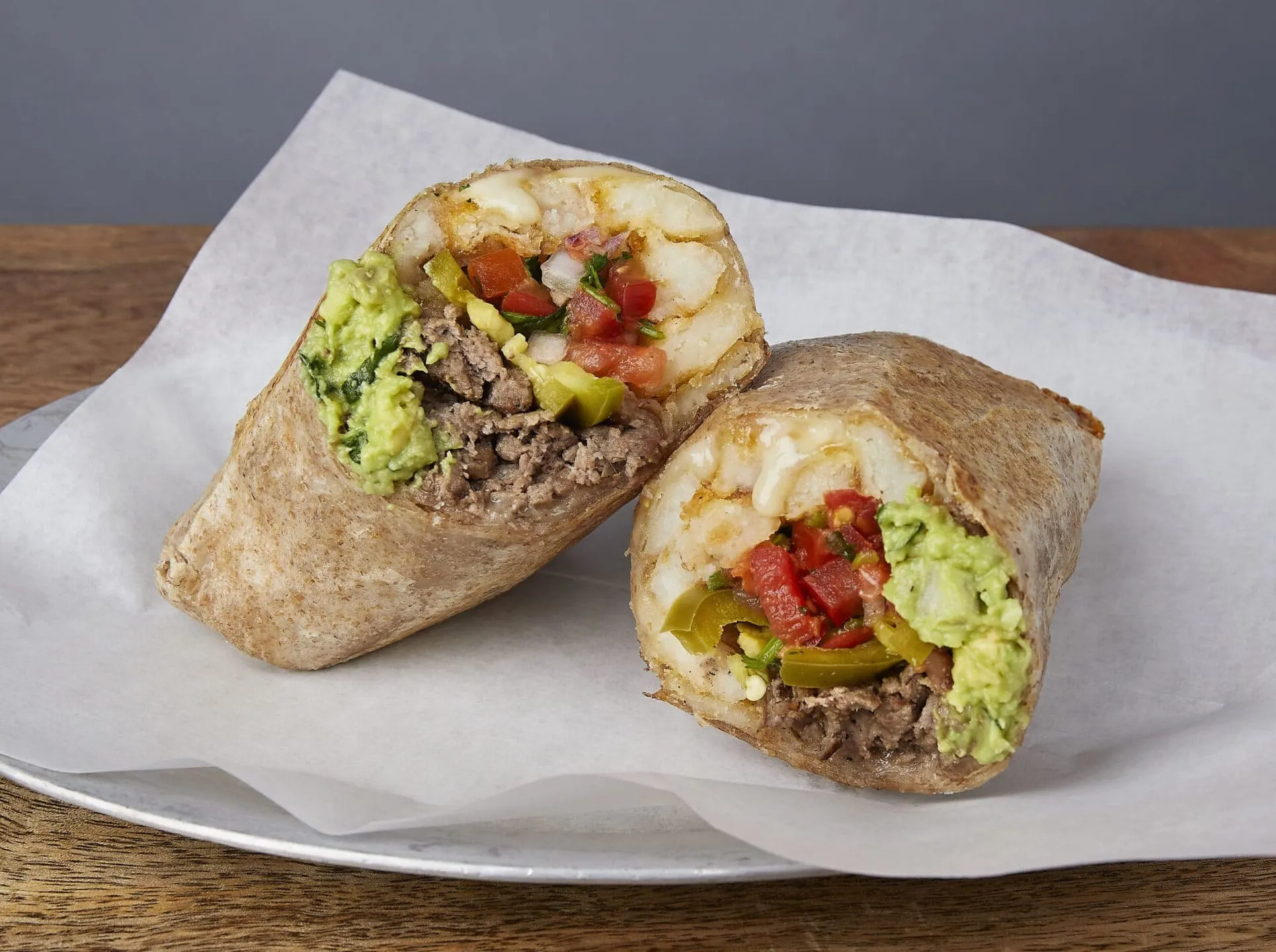 Vegan Impossible Burrito (No Cheese)