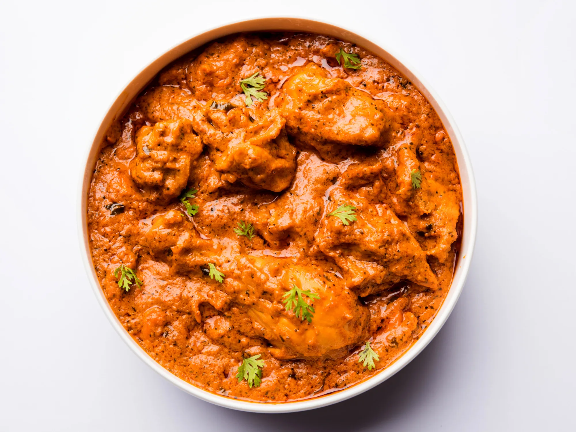 Chicken Tikka Masala, Steamed White Rice, Wheat Roti & Chana Masala [16oz]