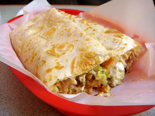 Chicken Pollo Asado Quesadilla Suiza