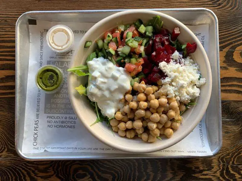 Vegetarian Garbanzo Grainless Bowl