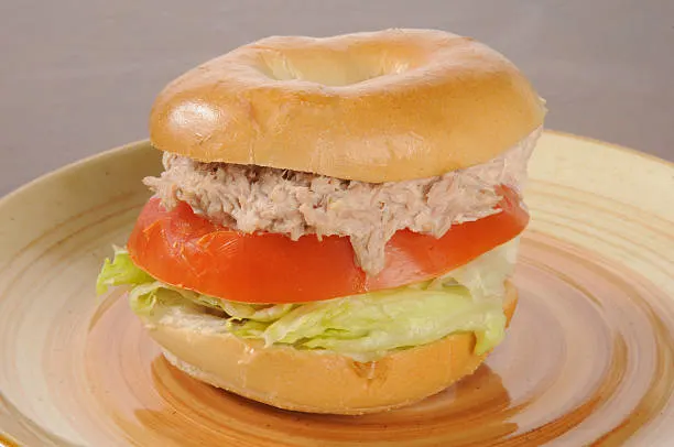 Tuna Salad Sandwich - Plain Bagel Tuna Salad Sandwich - Plain Bagel