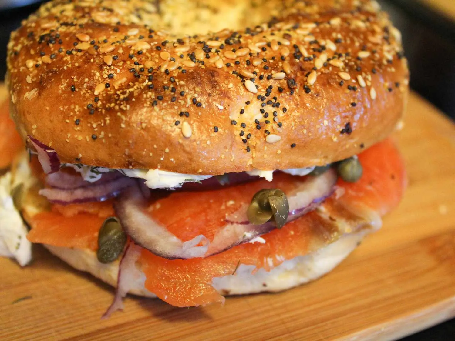 Classic Lox Bagel - Everything Bagel Classic Lox Bagel - Everything Bagel