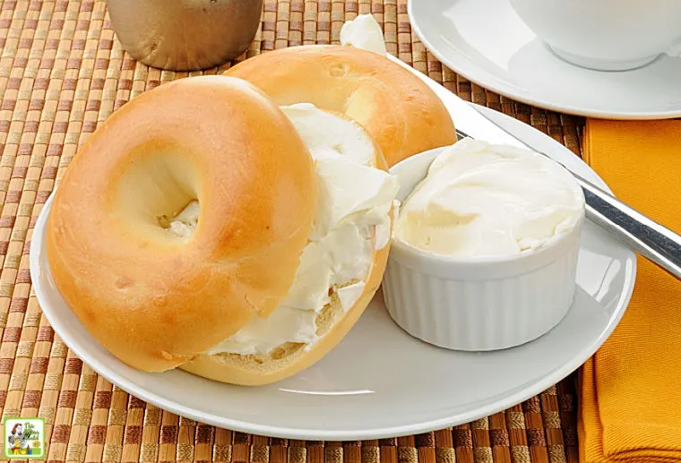 Plain Bagel with Plain Schmear Plain Bagel with Plain Schmear