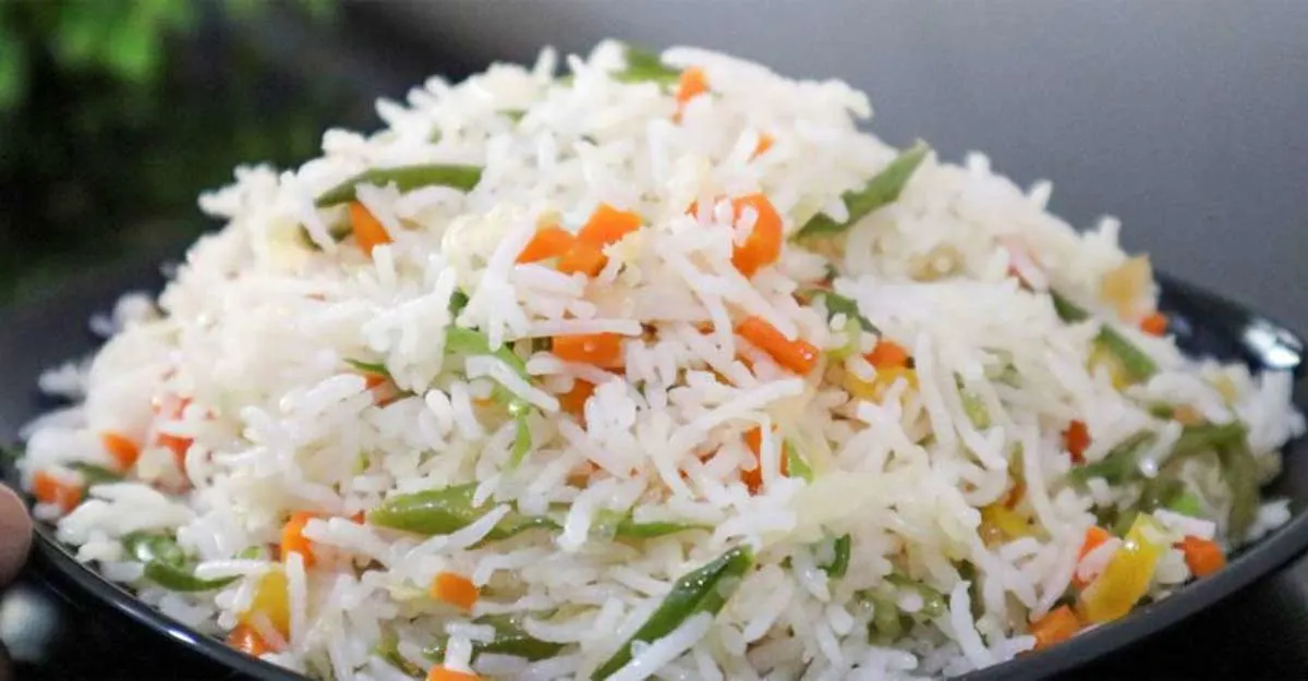 White Rice with Vegetables White Rice with Vegetables